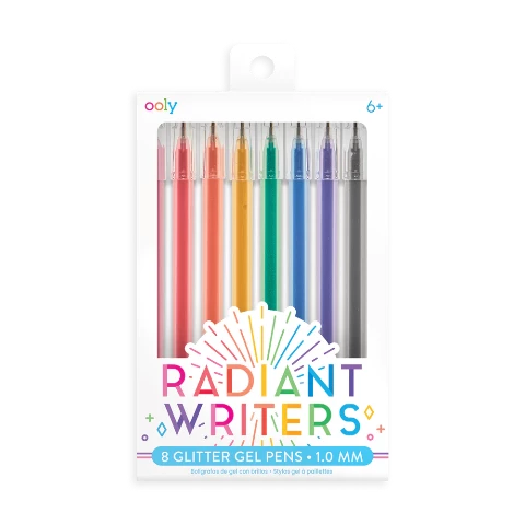 Ooly Radiant Writers Glitter Gel Pens - Treasure Island Toys