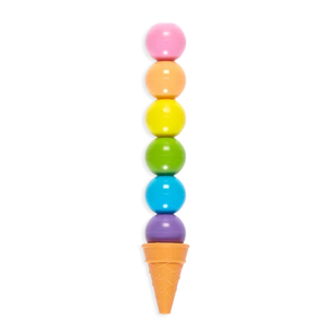 Ooly Rainbow Scoops Vanilla Scented Stacking Crayon - Treasure Island Toys