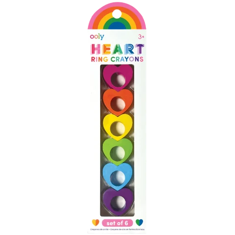 Ooly Heart Ring Crayons