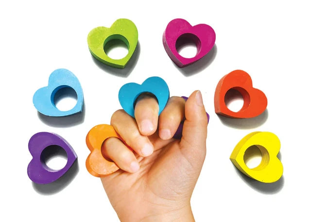 Ooly Heart Ring Crayons