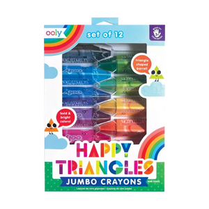 Ooly Happy Triangles Crayons - Treasure Island Toys