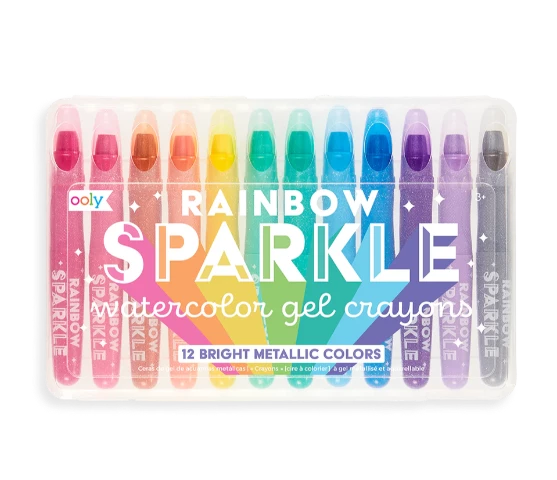 Ooly Rainbow Sparkle Gel Crayons - Treasure Island Toys