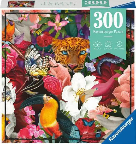 Ravensburger Puzzle Moment 300 Piece, Tropical Flowers - Treasure Island Toys