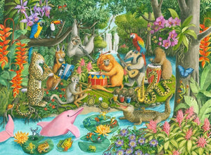 Ravensburger Puzzle 100 Piece, Rainforest River Band - Treasure Island Toys