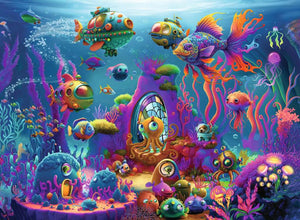 Ravensburger Puzzle 150 Pieces, Aliens Ocean - Treasure Island Toys