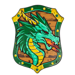Great Pretenders Foam Shield - Green Dragon - Treasure Island Toys