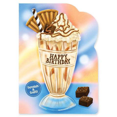 Greeting Card Birthday - Scratch N' Sniff Salted Caramel - Treasure Island Toys