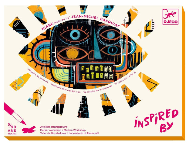 Djeco Art Kit - Inspired By Basquiat Brooklyn - Treasure Island Toys