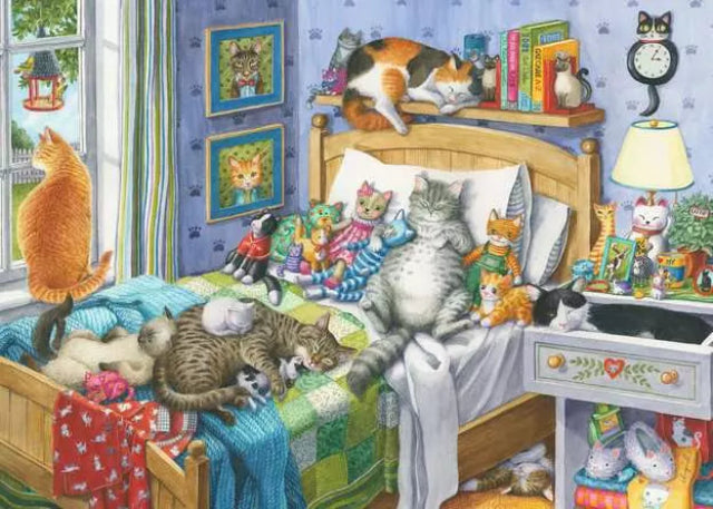 Ravensburger Puzzle 500 Piece Large Format, Cat Nap