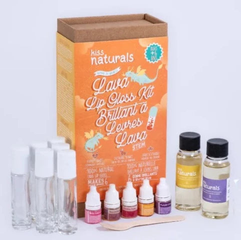 Kiss Naturals DIY Lava Lip Gloss Kit - Treasure Island Toys