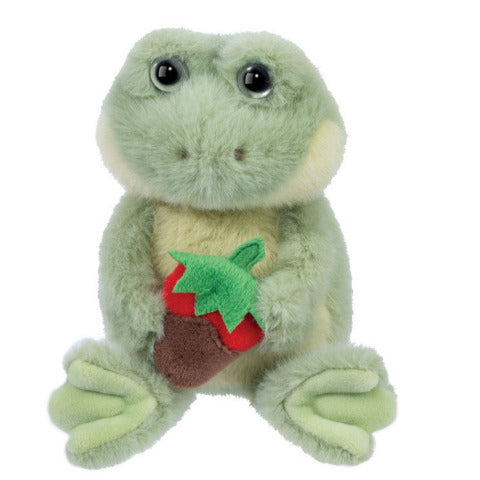 Douglas Cuddle Valentine Flip Frog with Chocolate Strawberry - Treasure Island Toys
