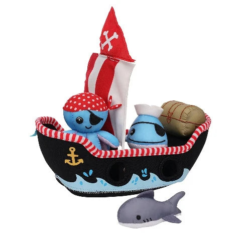 Manhattan Toys Fill & Spill Pirate Ship - Treasure Island Toys