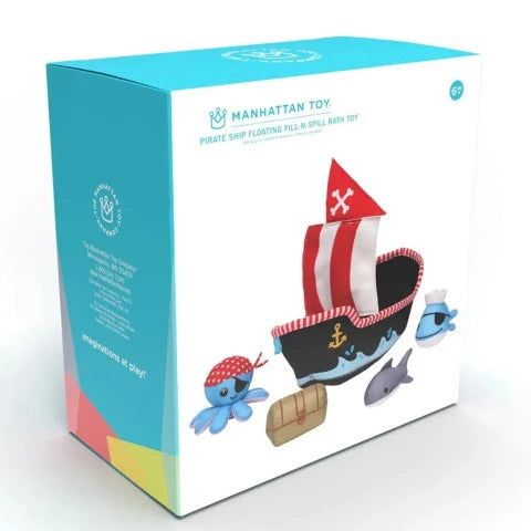 Manhattan Toys Fill & Spill Pirate Ship - Treasure Island Toys