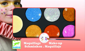 Djeco Face Paint - Metallic Colours