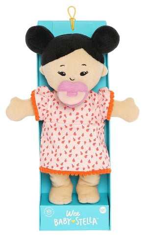 Baby Wee Stella Doll - Light Beige with Black Buns - Treasure Island Toys