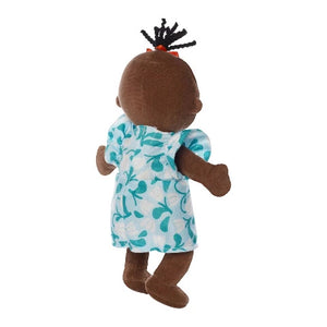 Wee Baby Stella Doll, Brown with Black Wavy Tuft - Treasure Island Toys