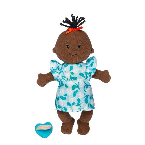 Wee Baby Stella Doll, Brown with Black Wavy Tuft - Treasure Island Toys