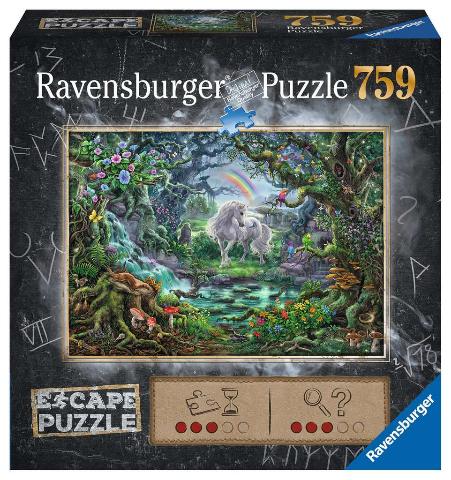 Ravensburger Puzzle Escape 759 Piece, Unicorn