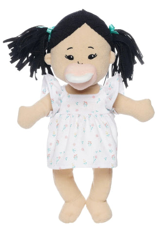 Love, Stella Doll Light Beige with Black Pigtails