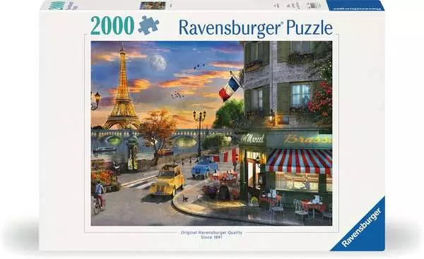 Ravensburger Puzzle 2000 Piece, Paris Sunset - Treasure Island Toys