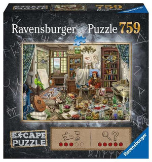 Ravensburger Puzzle Escape 759 Piece, The Artist's Studio