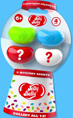 Jelly Belly Squishi Little Bean, 4 Pack - Treasure Island Toys