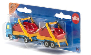 Siku Truck with Skip and Trailer - Treasure Island Toys