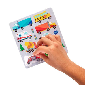 Ooly Play Again Mini On-the-Go Activity Kit Workin' Wheels - Treasure Island Toys