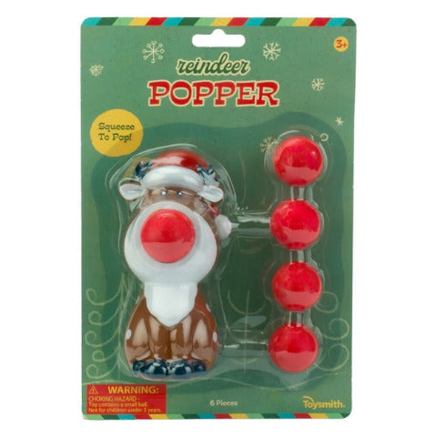 Holiday Reindeer Popper - Treasure Island Toys