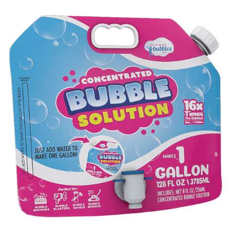 Concentrated Bubble Solution Pouch with Spout - Treasure Island Toys