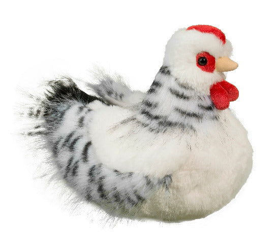 Douglas Cuddle Salty Black & White Hen