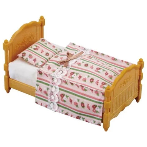 Calico Critters Furniture - Bed and Comforter Set - Treasure Island Toys