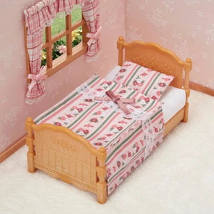 Calico Critters Furniture - Bed and Comforter Set - Treasure Island Toys