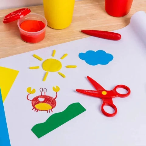 Faber-Castell Little Creatives Easy Grip Crayons Bulb, 6 Pack - Treasure Island Toys