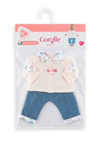 Corolle Fashion - Mon Premier Weekend in Paris T-Shirt & Jeans - Treasure Island Toys