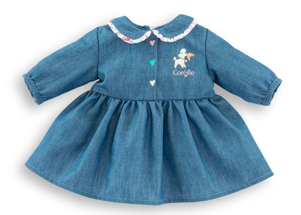Corolle Fashion - Mon Premier Weekend in Paris Denim Dress - Treasure Island Toys