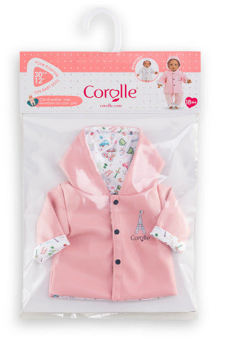 Corolle Fashion - Mon Premier Weekend in Paris Reversible Raincoat - Treasure Island Toys