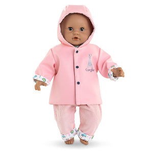 Corolle Fashion - Mon Premier Weekend in Paris Reversible Raincoat - Treasure Island Toys