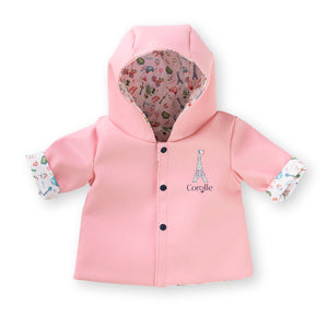 Corolle Fashion - Mon Premier Weekend in Paris Reversible Raincoat - Treasure Island Toys