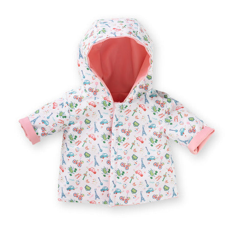 Corolle Fashion - Mon Premier Weekend in Paris Reversible Raincoat - Treasure Island Toys