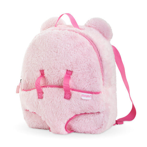 Corolle Doll Accessory - Mon Premier Doll Carrier Backpack, Plush - Treasure Island Toys
