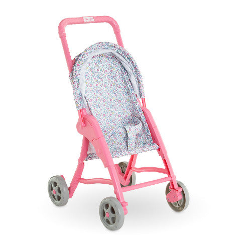 Corolle Doll Accessory - Mon Premier Stroller, Pink Floral - Treasure Island Toys
