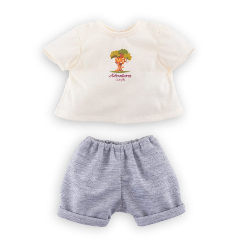 Corolle Fashion - Mon Premier Little Explorer T-Shirt & Shorts - Treasure Island Toys