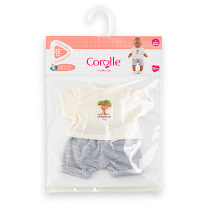 Corolle Fashion - Mon Premier Little Explorer T-Shirt & Shorts - Treasure Island Toys