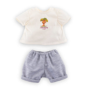 Corolle Fashion - Mon Premier Little Explorer T-Shirt & Shorts - Treasure Island Toys