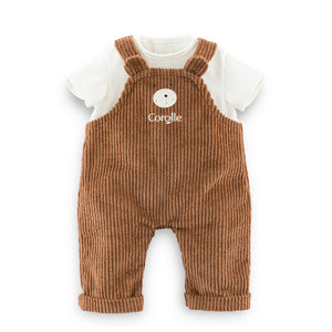 Corolle Fashion - Mon Premier Little Explorer Bear Overall & T-Shirt - Treasure Island Toys