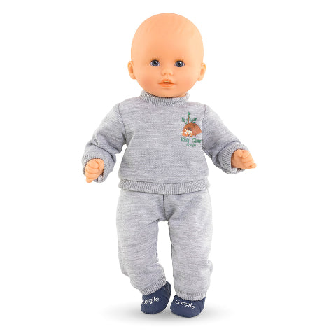 Corolle Fashion - Mon Premier Little Explorer Grey Jogging Suit - Treasure Island Toys