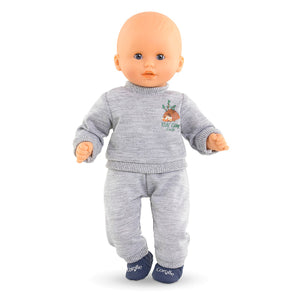 Corolle Fashion - Mon Premier Little Explorer Grey Jogging Suit - Treasure Island Toys