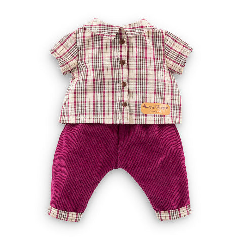 Corolle Fashion - Mon Premier Little Explorer Plaid Shirt & Pants - Treasure Island Toys