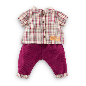 Corolle Fashion - Mon Premier Little Explorer Plaid Shirt & Pants - Treasure Island Toys